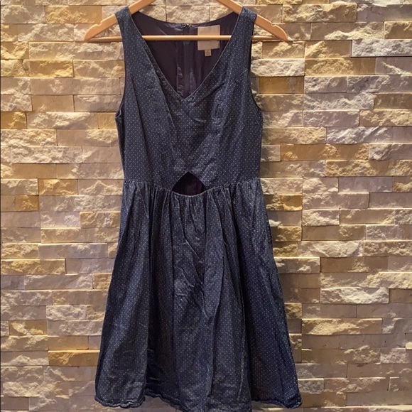 ModCloth chambray polka dot dress - Picture 3 of 3